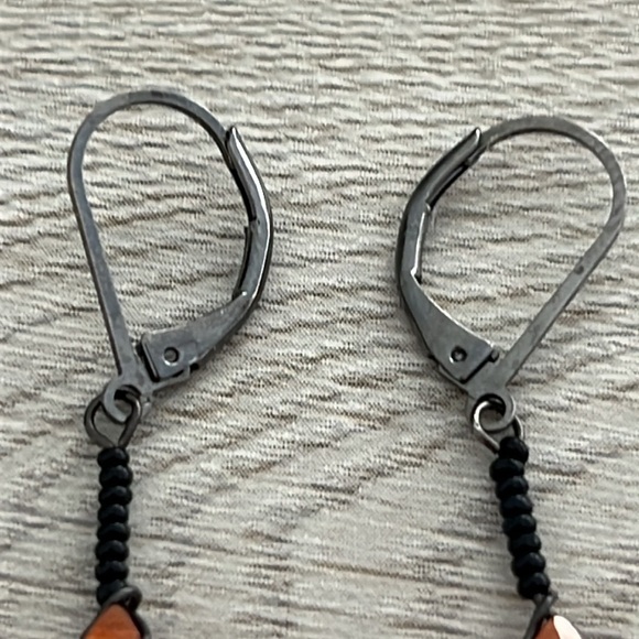 Vintage Crystal Teardrop Earrings - Picture 3 of 4